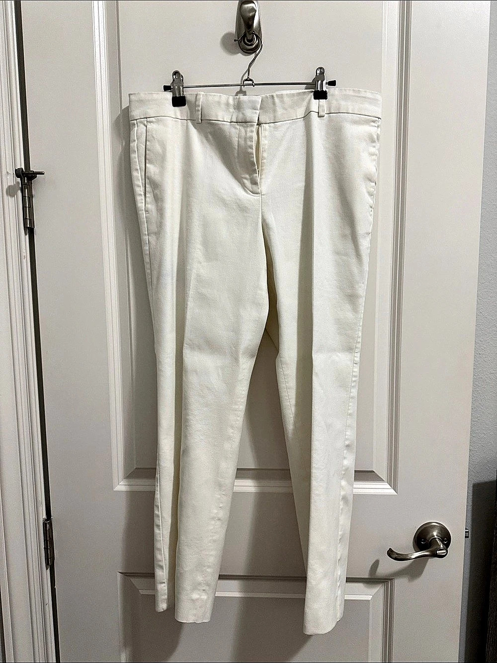 Ann Taylor White Trousers Size 12P